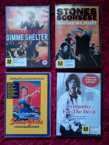 Rolling Stones DVD's X 4 Carousel 1
