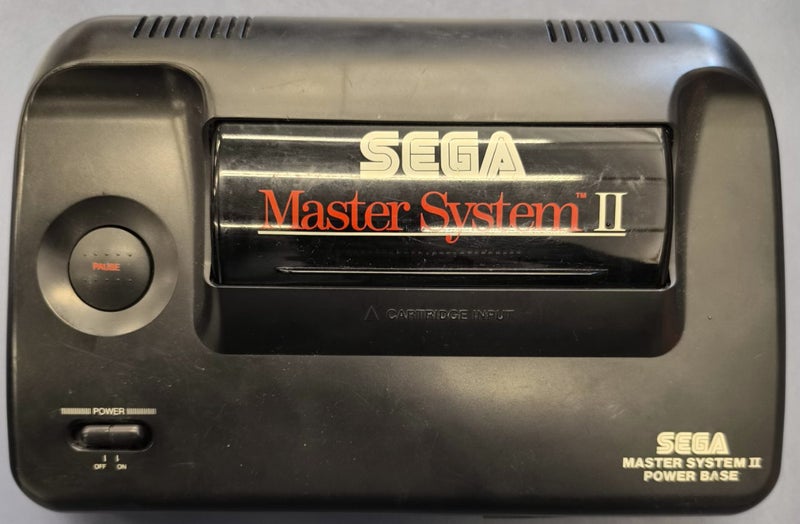 Sega Master System Console Modified with cords & Controller 9x games Carousel 2