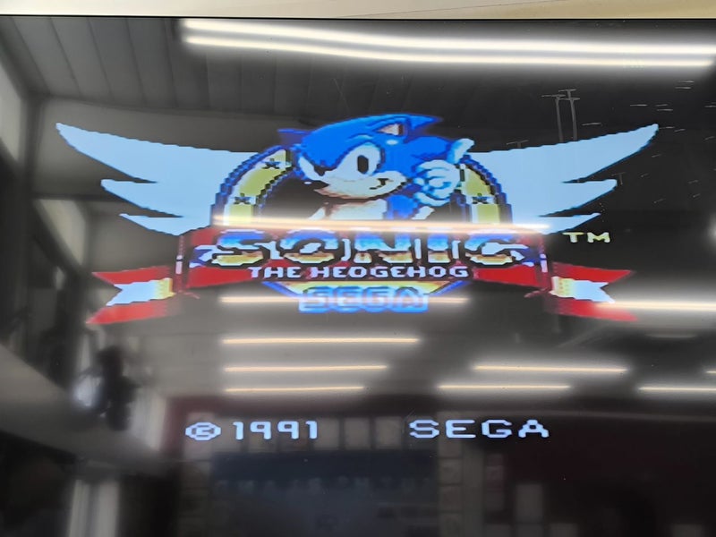 Sega Master System Console Modified with cords & Controller 9x games Carousel 20