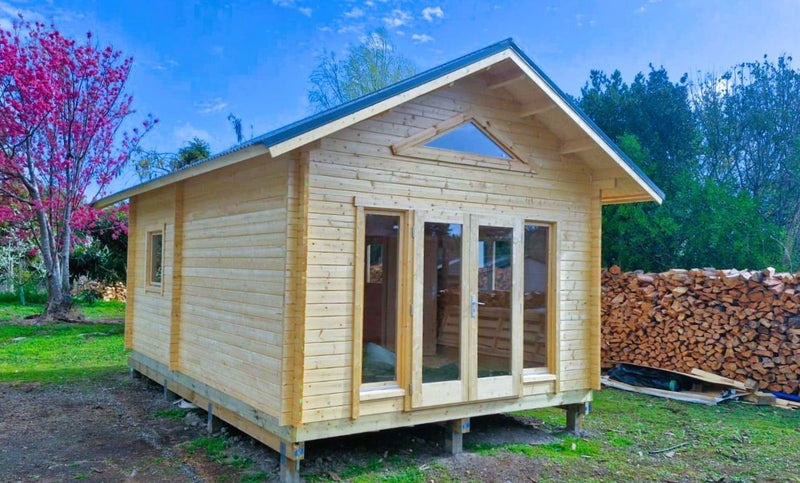 NATURALLY WARM COZY KITSET CABIN WITH LOFT Carousel 1