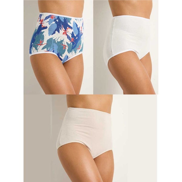 Cute & Comfy! Brief Pack of 3 - Size 22 - Multi64304389707907110