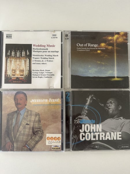 CD's - Out of Range, Wedding Music, James Last Carousel 1