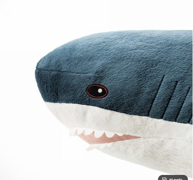 IKEA BLÅHAJ BLAHAJ Soft toy shark, 100 cm Ikea Blahaj Shark Soft Toy, 100cm Carousel 2