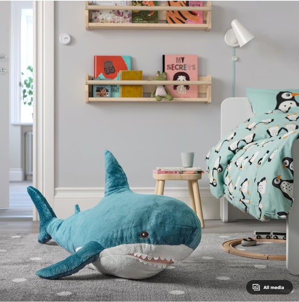 IKEA BLÅHAJ BLAHAJ Soft toy shark, 100 cm Ikea Blahaj Shark Soft Toy, 100cm Carousel 6
