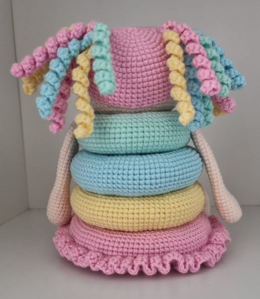 Girl Stacking Toy Carousel 2