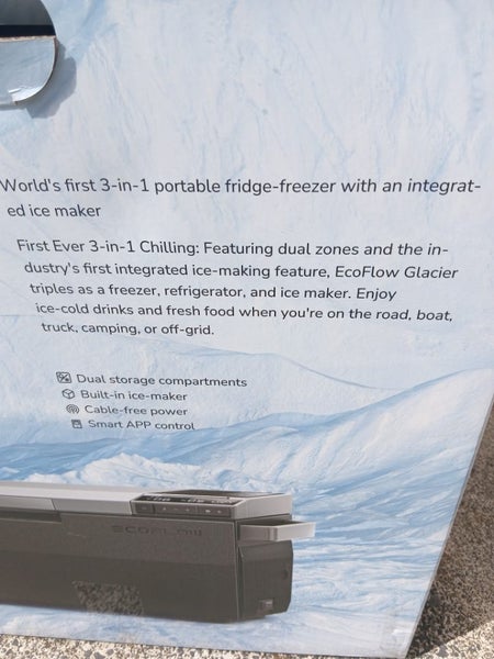 Portable fridge/freezer with ice maker $86063856325589506113
