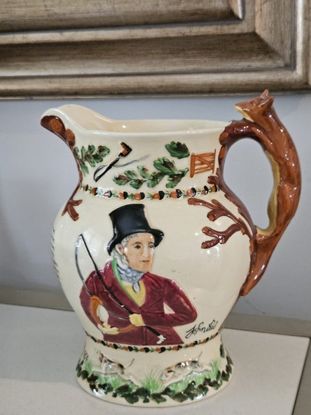 Crown Devon John Peel Hunting Jug – Vintage Fielding’s England Carousel 1