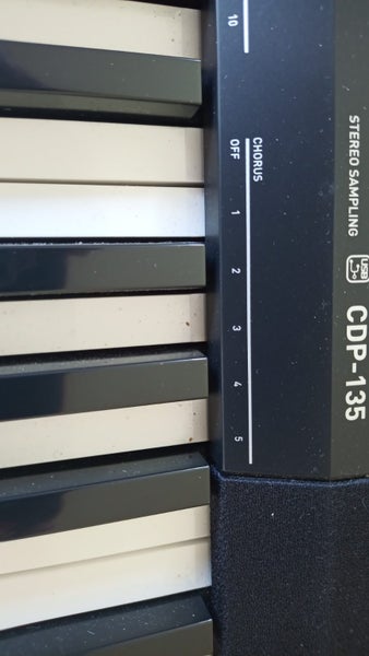 Casio keyboard, Stand. CDP-135BK, 88 weighted keys.63742295154305114