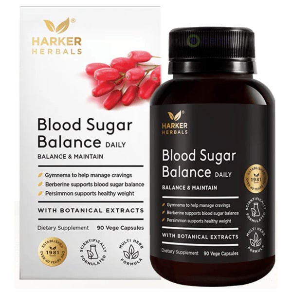Harker Herbals, Blood Sugar Balance, 90 Vege Capsules Carousel 1