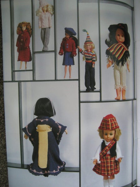 DOLLS & BEARS FASHIONS CLOTHES Baby Teenage KNITTING & CROCHET PATTERNS Carousel 4
