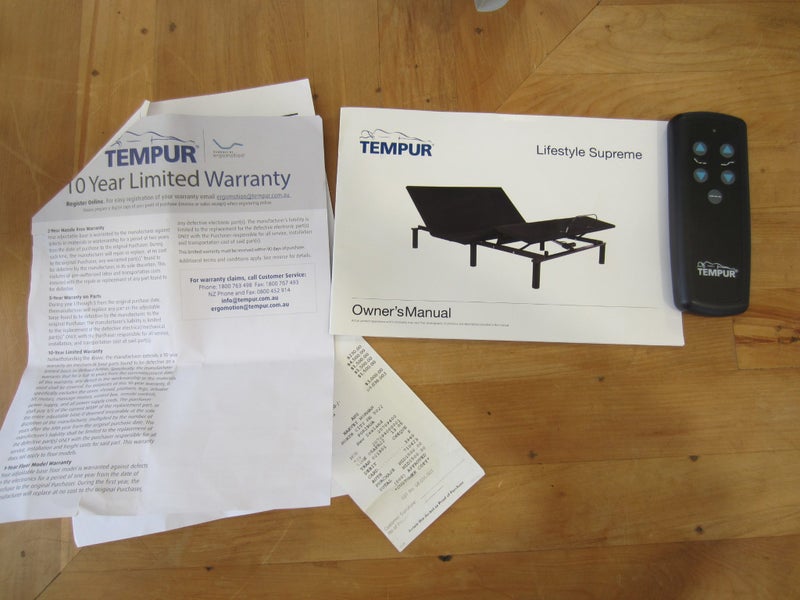 Sealy Posturepedic 'Parkhurst' Queen Mattress + Tempur Adjustable Bed Carousel 12