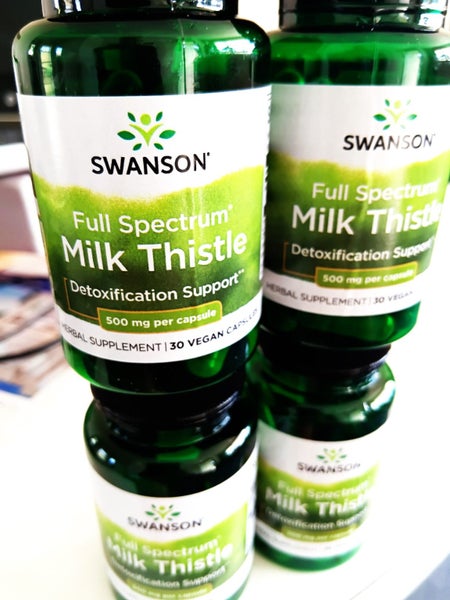 4 X BOTTLES OF MILK THISTLE full spectrum 500MG PER CAPSULE 120 CAP(t) EXP1/28 Carousel 1