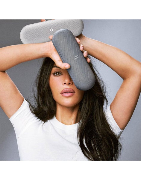 Beats Pill Wireless Bluetooth Speaker - Kim K Special Edition - Light Grey (B... Carousel 9