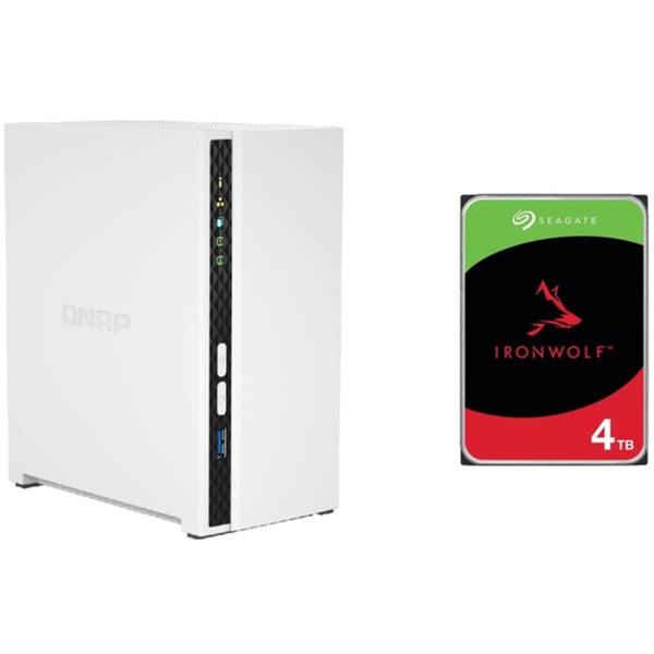 QNAP TS-233 2-Bay NAS with 1x 4TB NAS HDD Bundle [BDLQNP23305] Carousel 2
