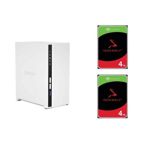 QNAP TS-233 2-Bay NAS with 2x 4TB NAS HDD Bundle [BDLQNP23306] Carousel 2