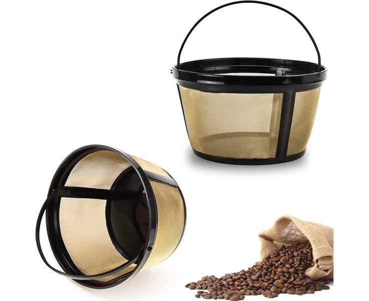 2 Pack Basket Coffee Filters 8-12 Cup Replacement Coffee Filter Carousel 1