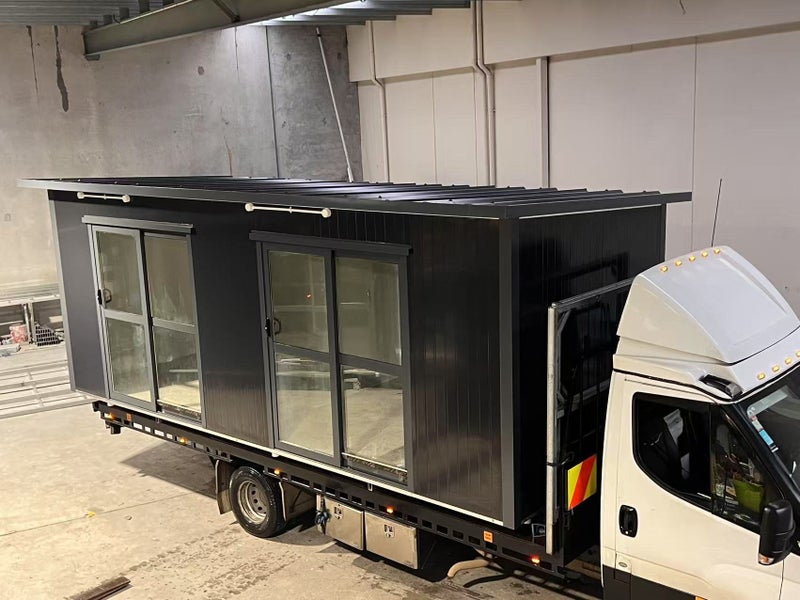 6.0x2.4m assembled cabin sleepout Carousel 2