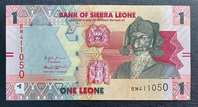 Sierra Leone 1 Leone note - Crisp UNC Carousel 1