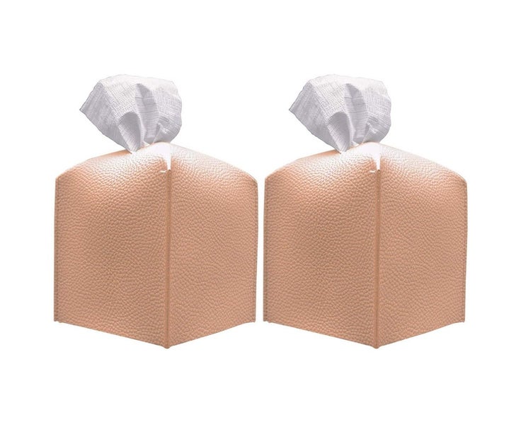 2 simple and fashionable household tissue bags PU leather tissue storage bags Carousel 1