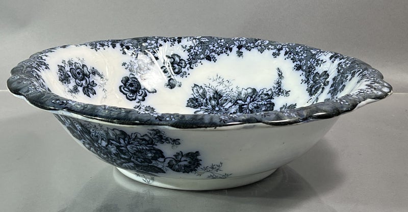 SALE>> HUGE Antique Blue and White Wash Bowl - Repurpose Into a Sink Basin Carousel 2