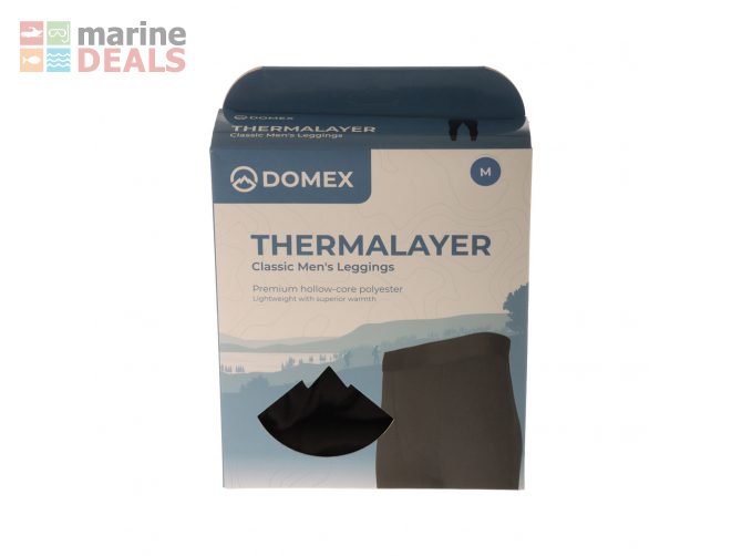 Domex Thermalayer Mens Thermal Leggings Black Sma… Carousel 3