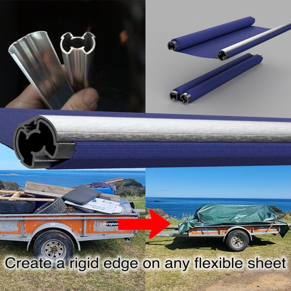 EdgeBeam – Clip-on Rigid Edge for Flexible Sheets | Length: 2400mm Carousel 1
