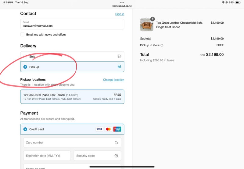 Top Grain Leather Chesterfield 1 Seat Sofa Black Carousel 5