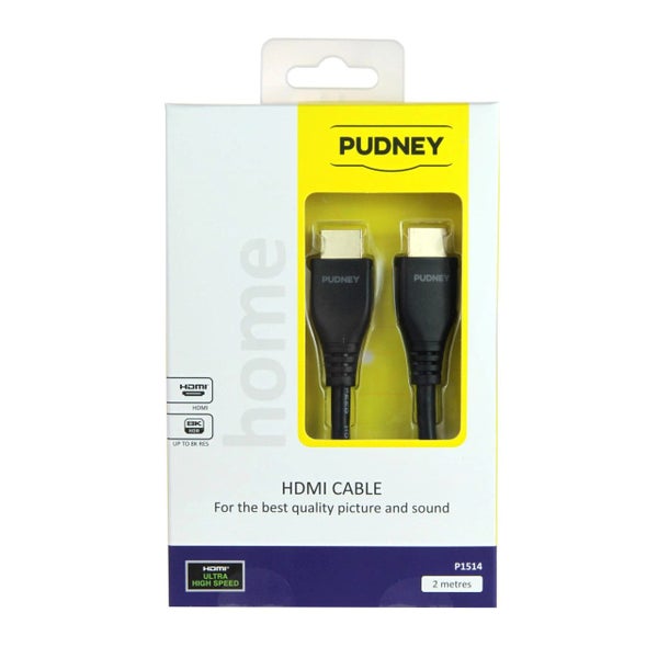 Pudney Ultra High Speed 8K HDMI 2.1 Cable (2m) Carousel 1