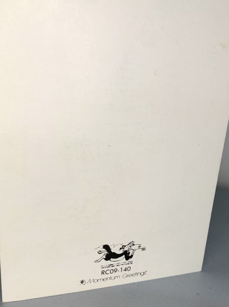 1985 Footrot Flats Murray Ball Vintage Greeting Card RARE Carousel 4