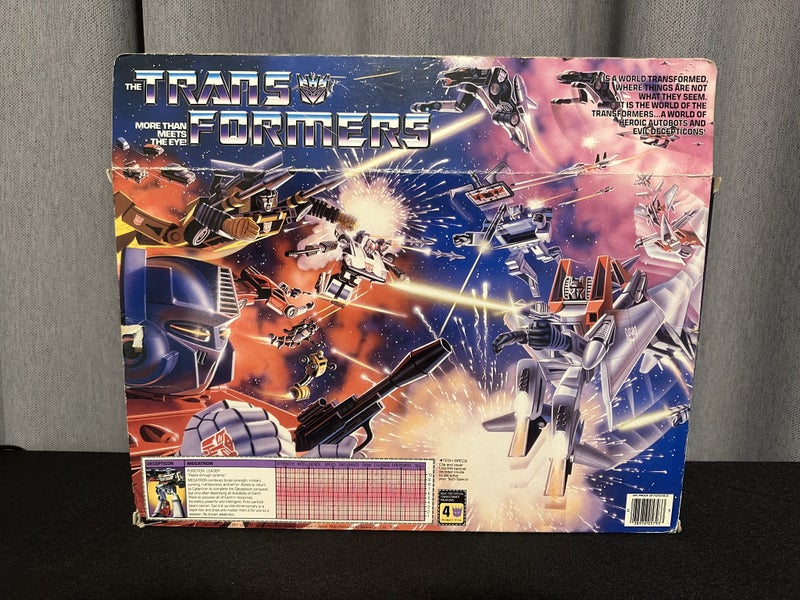 Transformers G1 1984 Boxed Megatron Near Complete!63878202346755112