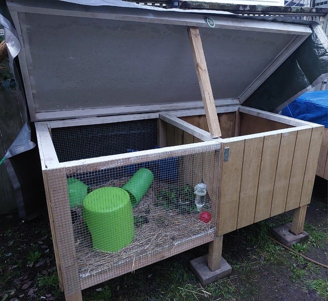 Large robust outdoor guinea pig hutch, pick up Te Atatu Peninsula Auckland Carousel 1