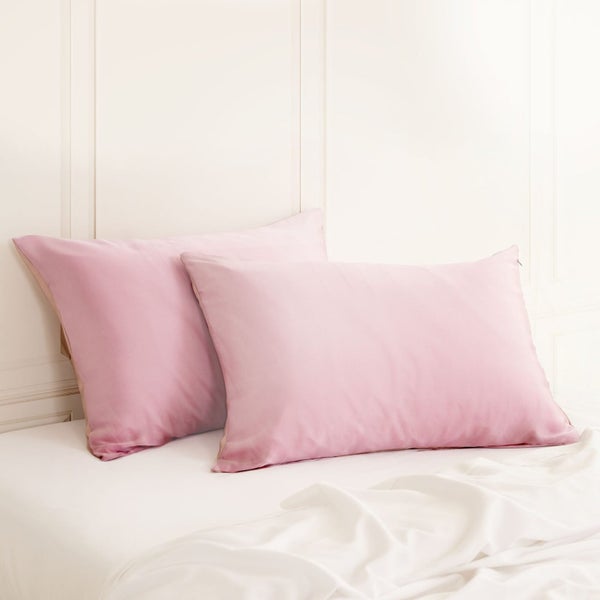Silk Pillow Case Twin Pack Size: 51X76cm Lilac Carousel 2