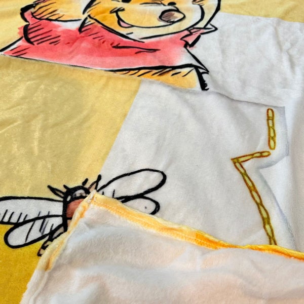 Winnie the Pooh Lightweight Plush Blanket 130 x 150 cm Carousel 2