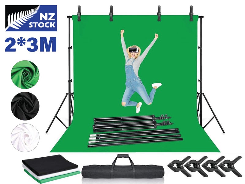 Photography Studio Set with 3 x Backdrops (OVER STOCKED) Carousel 1