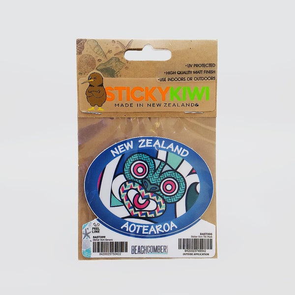 NZ 'Tiki Mask' Sticker Carousel 1