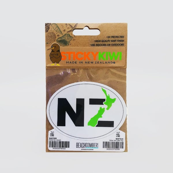 NZ 'Lettering & Map' Sticker Carousel 1