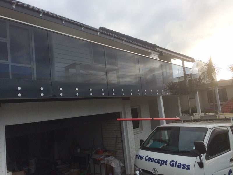 Euro Gray Glass Balustrade Carousel 1
