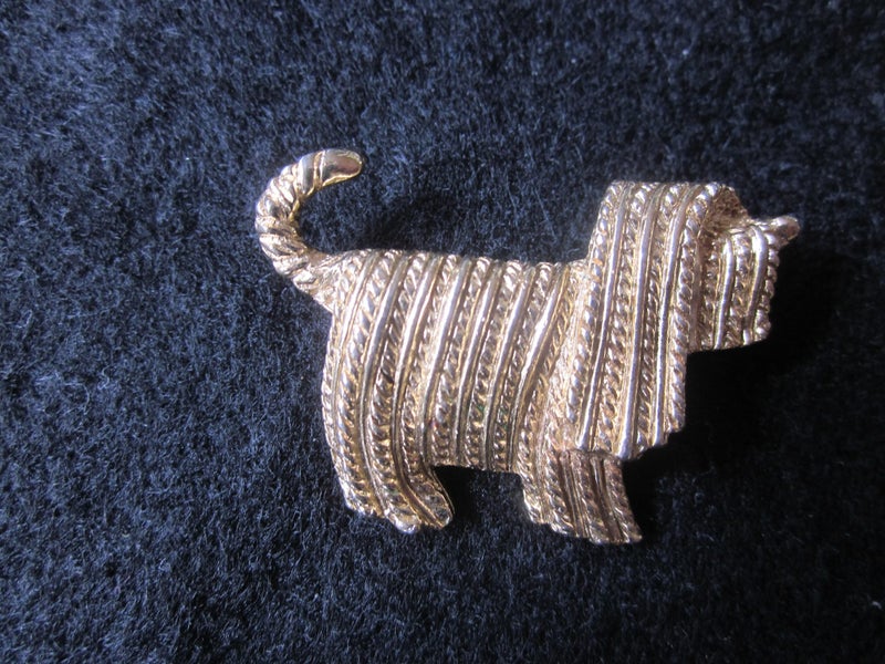 Lovely DOG Brooch by SARAH COV Canada Carousel 1