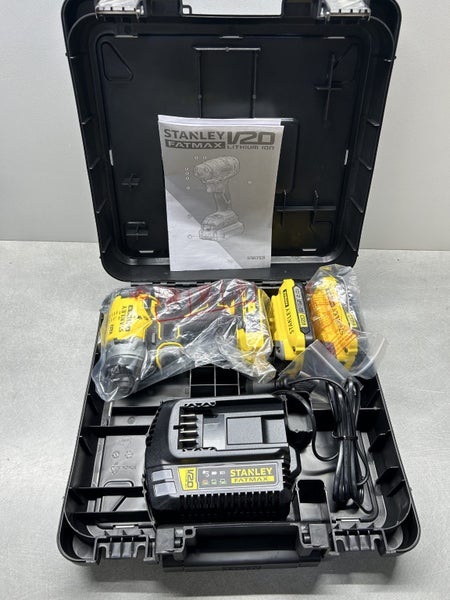 NEW Stanley Fatmax V20 18V Impact Driver Kit – 3 Speed + 2Ah Battery Carousel 1