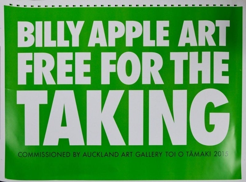 Billy Apple, Art Free For the Taking (2015) Carousel 1