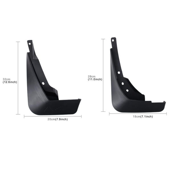 4 Pcs Car Auto Semi Rigid Pvc Splash Flaps Fender Guard For Audi A4l 2016 Versio Carousel 2