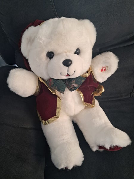 COLLECTABLE FARMERS SANTA BEAR 1995 WITH WAISTCOAT AND POCKET WATCH Carousel 1