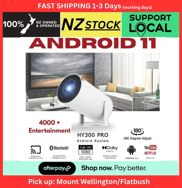 4K Projector HY300 Pro Android 11 Wireless Rotate Portable Projector64072465686274110