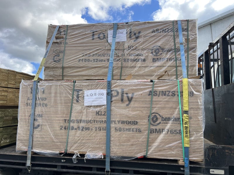 Structure Plywood T&G F11 19mm 2.4x1.2m H3.2 Treated(Delivery within Auckland) Carousel 1