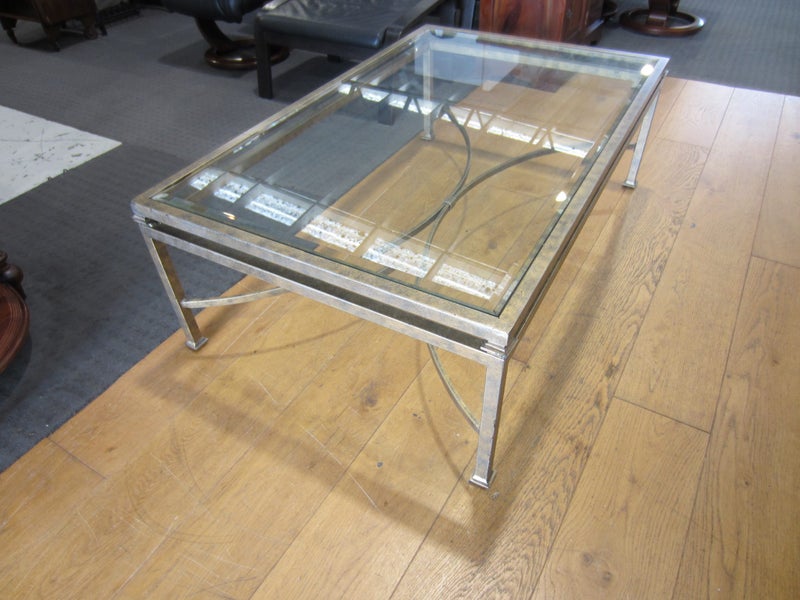 Metal & Glass Coffee Table Carousel 2