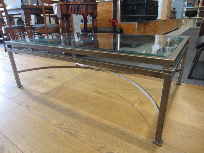 Metal & Glass Coffee Table Carousel 6