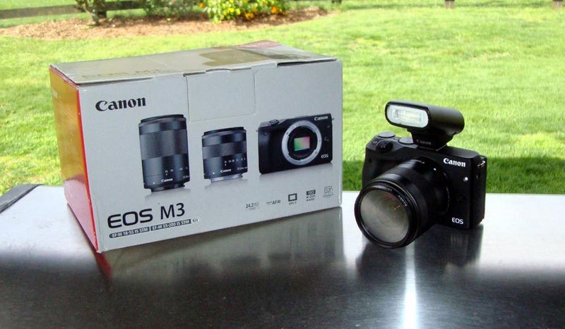 CANON M3 Mirrorless Camera with Speedlight + PRICE REDUCED64197989108866110