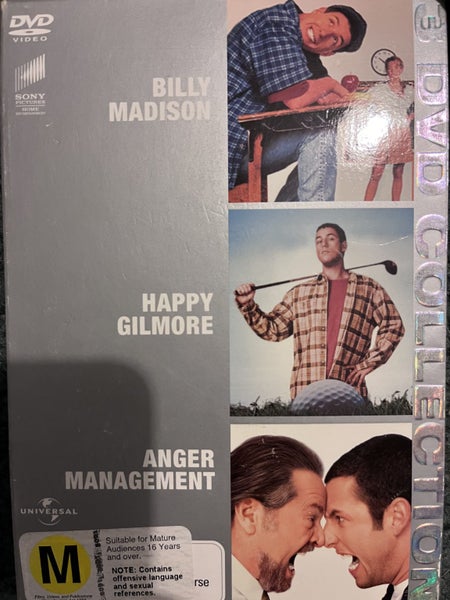 Happy Gilmore / Billy Madison / Anger Management (Triple Pack)64620472215553110