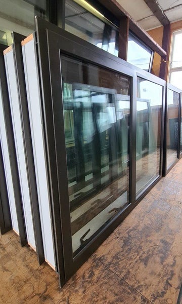NEW Double Glazed Aluminium Window 1400 x 1000 Ironsand Carousel 1