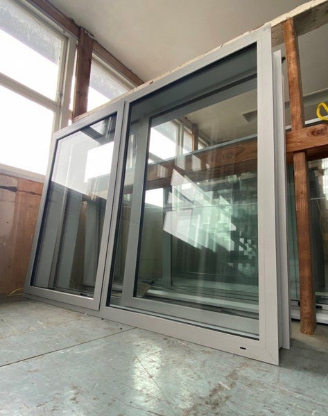 NEW Double Glazed Aluminium Window 1600 x 1200 Silver Pearl Carousel 1